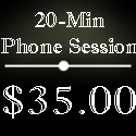 20 min phone session